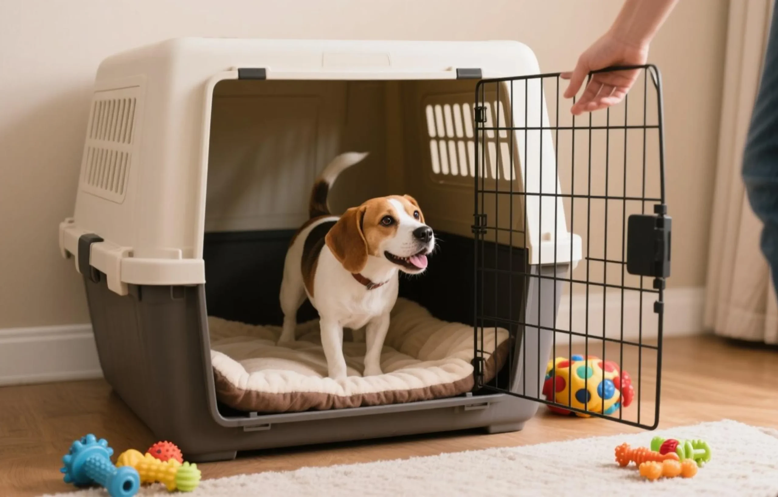 set up a new home for a dog: it is in home